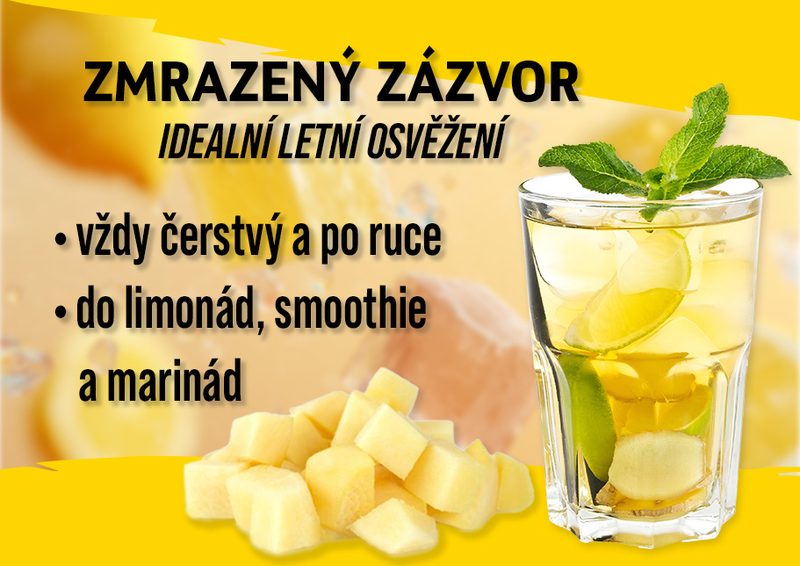 Produktový banner – Zmrazený zázvor